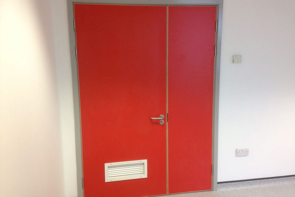 Bracknell site - Purpose-made laminate faced doors