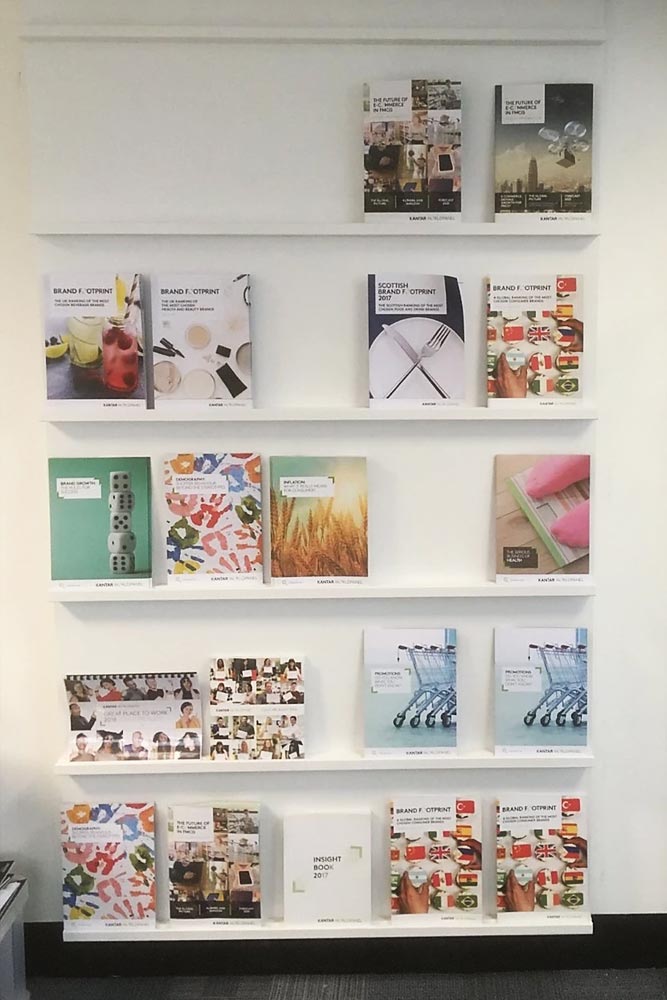 Feature Display Magazine Rack